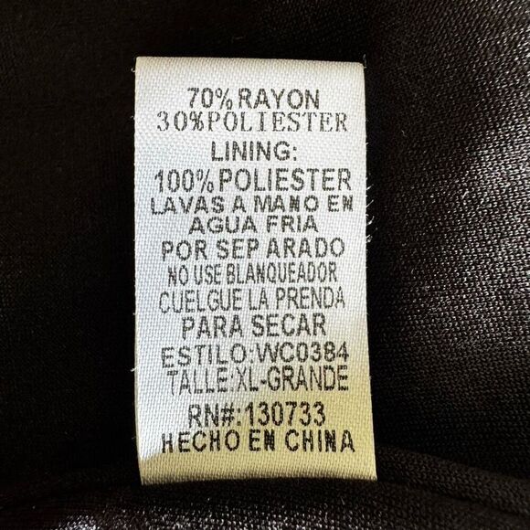 Umgee Women's Floral Embroidered Keyhole Bell Sleeve Mini Dress SZ XL #2425 - Picture 14 of 16